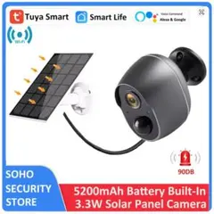 2台セット ソーラー防犯カメラ 2K Wi-Fi 360° 屋外 防水 通話 - メルカリ