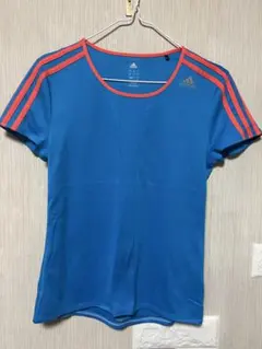adidas 青 M climacool Tシャツ