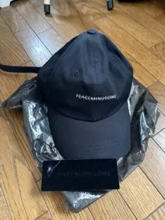 Peaceminusone ロング紐キャップ ブラック - メルカリ