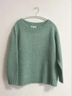 GLOBAL WORK ミントグリーン ニットセーター