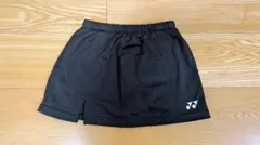 YONEXブラック テニス バドミントン キッズ ジュニア スコートJ130 黒
