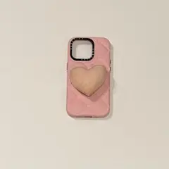 CASETiFY iPhone14pro キルティングケース ピンク
