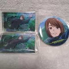 ファンパレくじ 懐玉・玉折 家入硝子 D賞 ミニアクリルブロック E賞 缶バッジ