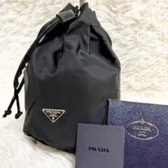 【専用出品✨】RFID掲載 プラダ 巾着バッグ 中古・古着通販】PRADA (プラダ) 巾着バッグ ブラック｜ブランド