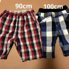 無印良品　西松屋　ハーフパンツ　90cm