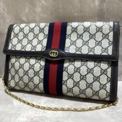 美品✨GUCCI シェリーライン GGスプリーム チェーンショルダーバッグ
