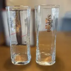 サッポロビール　グラス　未使用品　レトロ　2個セット　お値下げ