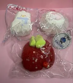 かわいいスクイーズ　3点セット