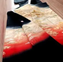 貴賓ある逸品&極美品【正絹 和装小物 着物 振袖 留袖 和装 訪問着 黒留袖】