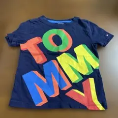 TOMMY HILFIGER ネイビー Tシャツ XXS キッズ ベビー 夏服