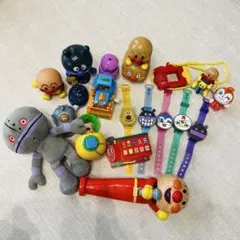 アンパンマン キャラクター フィギュア 時計 セット