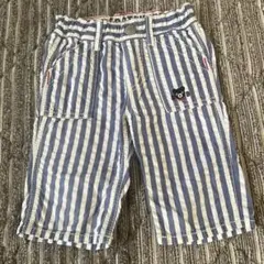 【美品】MIKIHOUSE DOUBLE.B パンツ ストライプ 夏 100cm