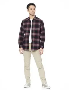 ✨新品未使用✨フランネルシャツ 長袖 メンズ Sサイズ