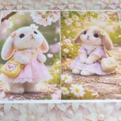 ③未使用 可愛い女の子パネル生地＆薔薇柄生地 - メルカリ