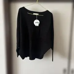 BELIEVE ブラック ニット Mサイズ