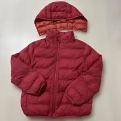 ユニクロフード付きダウン　130