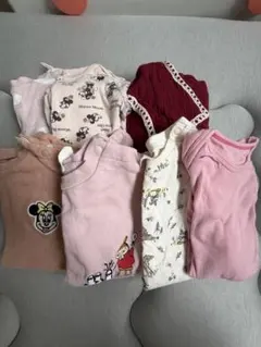 女の子ベビー服 冬服7点セット