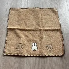 【新品】ミッフィ 大判 タオルハンカチ ブラウン
