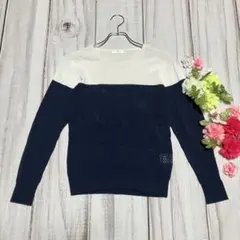 【I.T.'S. international】 （M） 長袖 クルーネック 上品