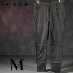 CINEMA CLUBレディースMグレー スキニーパンツ フロントポケット付き