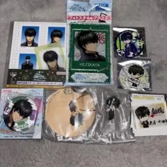 銀魂 土方十四郎 7点セット売り＋追加缶バッチ1点