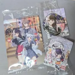 夜見れな くら寿司×にじさんじ 缶バッジ チャーム カード