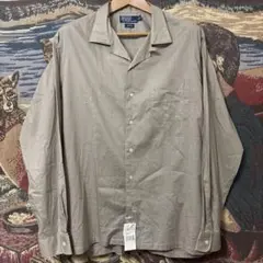 デッドストック Ralph Lauren オープンカラーシャツ コットン