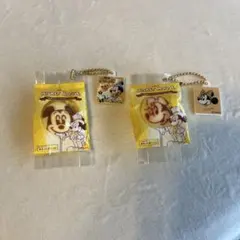 ミッキーマウス カプセルトイ 2個セット