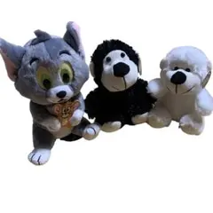 バラ売り可！　タグ付き!トムとジェリー　stuffed animal 3点セット