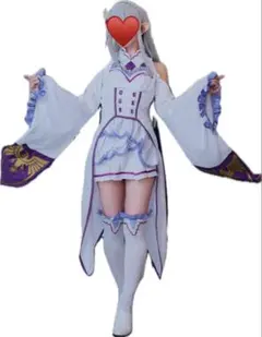 2026年最新】Re:ゼロから始める異世界生活 エミリア コスプレ 衣装