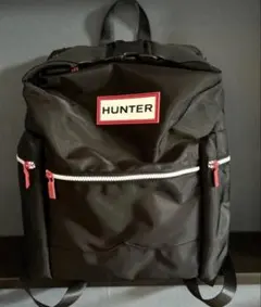 【美品】HUNTER 黒 リュック バックパックのサムネイル