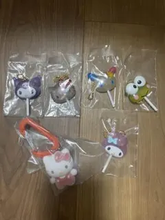 サンリオ　ガチャガチャまとめ売り　カラビナマスコットチャーム　カラフルキャンディ