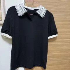Lulu Amour レース襟 半袖ブラウス新品未使用