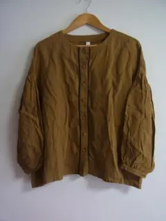 LUEUF ルフ リネン ゆったり 長袖 シャツ ブラウス チュニック 超美品