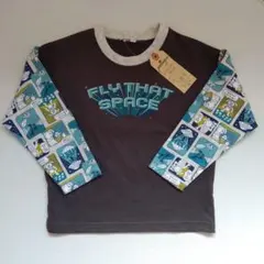 【新品】長袖カットソー 110サイズ 男の子 宇宙