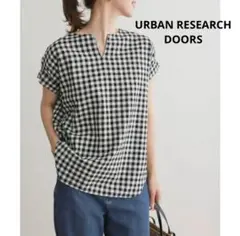 URBAN RESEARCH DOORS リネン混 スキッパーチュニックのサムネイル