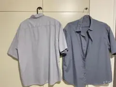 グレー 半袖シャツ Lサイズ2枚セット