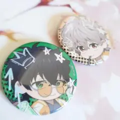 十亀条 兎耳山丁子 缶バッジ ファボテリア ウィンブレ WIND BREAKER