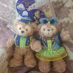 ダッフィー ぬいぐるみバッジ 15周年 ザ・イヤー・オブ・ウィッシュ