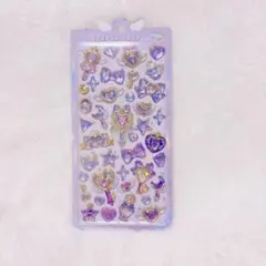 【正規品】ボンボンドロップシール　マジカル　ハート パープル　紫 クーリア