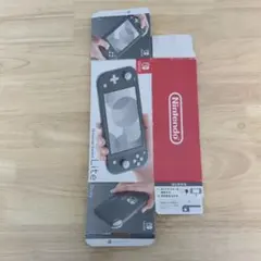 Nintendo Switch Lite グレーの箱