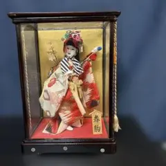 日本人形 鼓 舞踊人形 ガラスケース入り - メルカリ