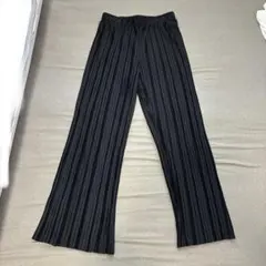 【ハニーズ】レディース ブラック プリーツ イージーパンツ