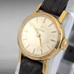 オメガ　アンティーク　レディース手巻き オメガ アンティーク レディース ラウンド 手巻き 2針 シルバー