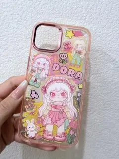 iPhone 14/13対応　ハンドメイドスマホケース　未使用・新品