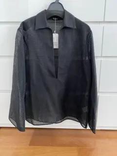 [新品未使用] タグ付き　トゥモローランド　Edition シアーシャツ　黒