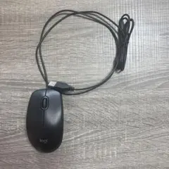 logi 有線マウス 本体 ブラック
