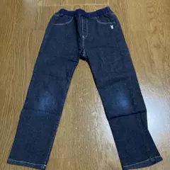 mikiHOUSE デニムパンツ うさぎ刺繍のサムネイル