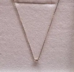 cui-cui 一石 ダイヤモンド0.05ct ネックレス | K10YG 新品のサムネイル