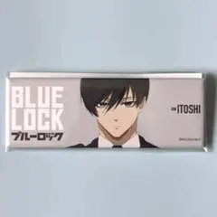 ブルーロック ベースヤード スクエアロングカンバッジ 缶バッジ 糸師凛